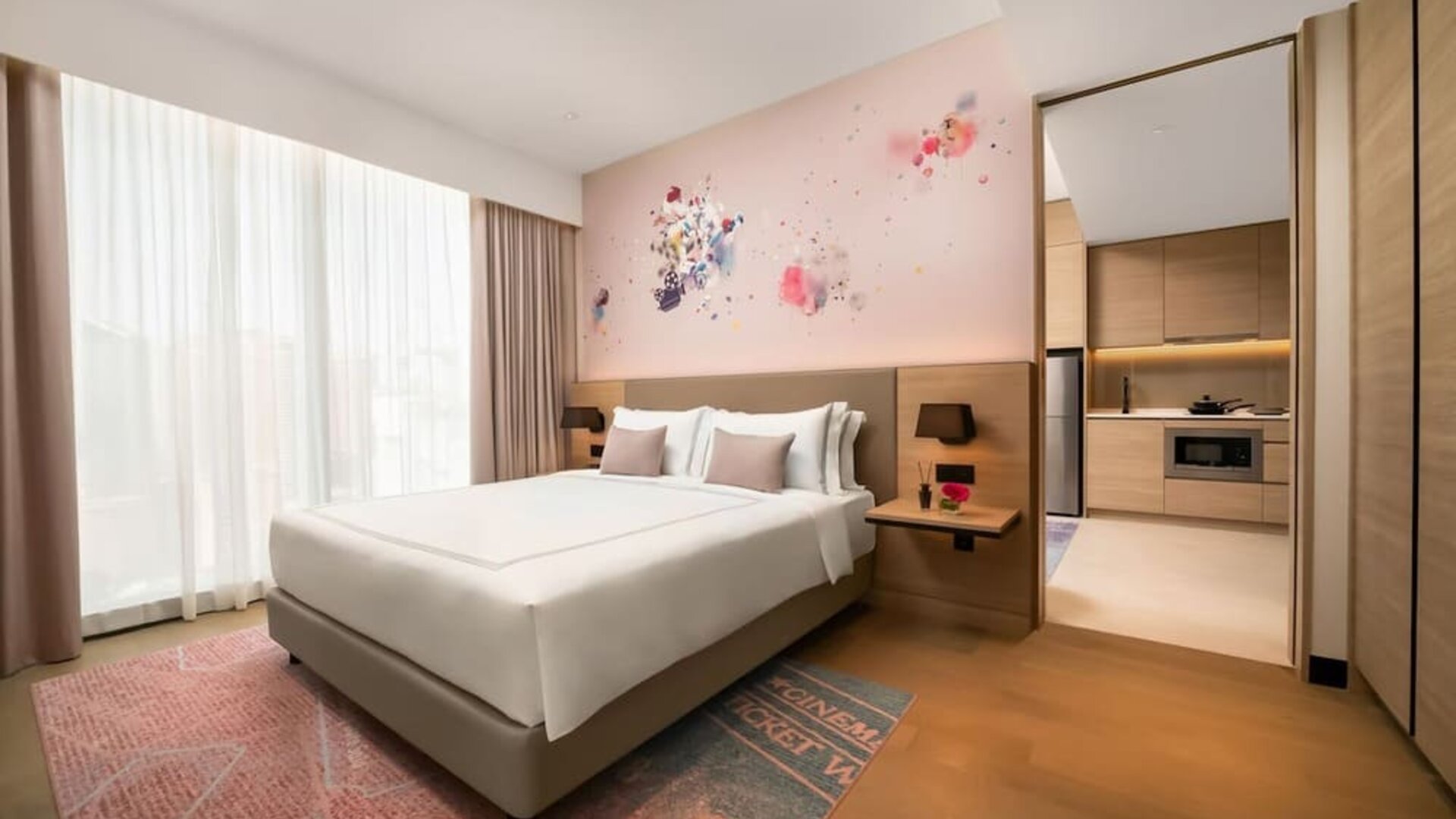 Beautiful day room with large windows at Capri By Fraser Bukit Bintang.