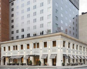 Exterior view of Hyatt Union Square New York featuring historic architecture and contemporary tower design.