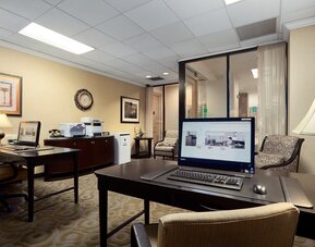 Business center available at Embassy Suites By Hilton Brea North Orange County.