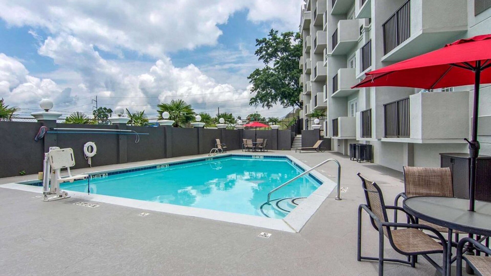 Refreshing outdoor pool at Comfort Inn Sandy Springs - Perimeter.