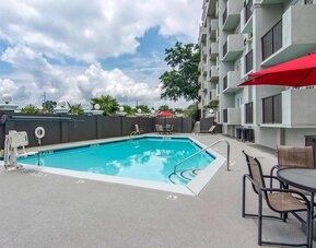 Refreshing outdoor pool at Comfort Inn Sandy Springs - Perimeter.