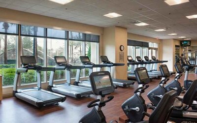 Fully equipped fitness center at the Signia by Hilton Orlando Bonnet Creek.