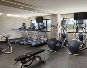 well-equipped fitness center at DoubleTree by Hilton Los Angeles - Norwalk.