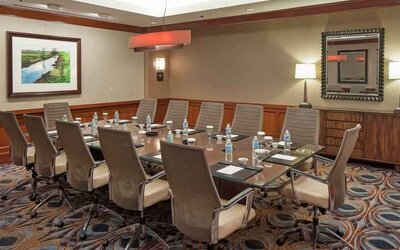 Meeting room perfect for every business need at the Hilton Omaha.