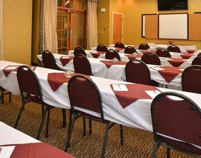 Professional conference room at Hampton Inn & Suites Pueblo-Southgate.