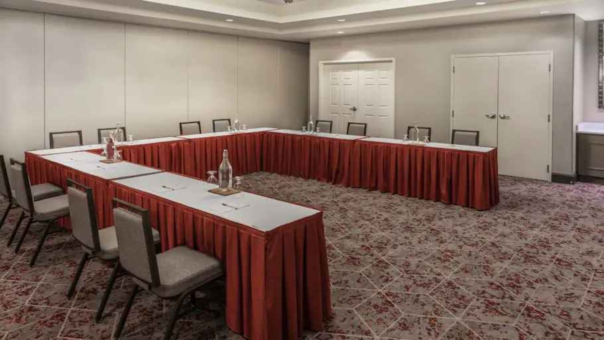 Large meeting room at the Hilton Garden Inn Blacksburg University.