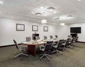 Professional meeting room for all business meetings at DoubleTree by Hilton Hotel Downtown Wilmington - Legal District.