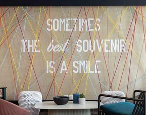 Hotel workspace perfect for co-working at the Hampton by Hilton Tours Centre.