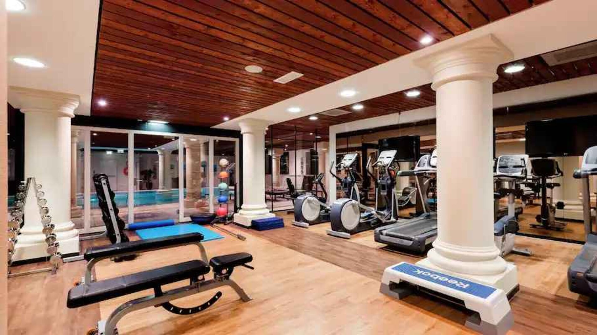Fitness center at the DoubleTree by Hilton Royal Parc Soestduinen.