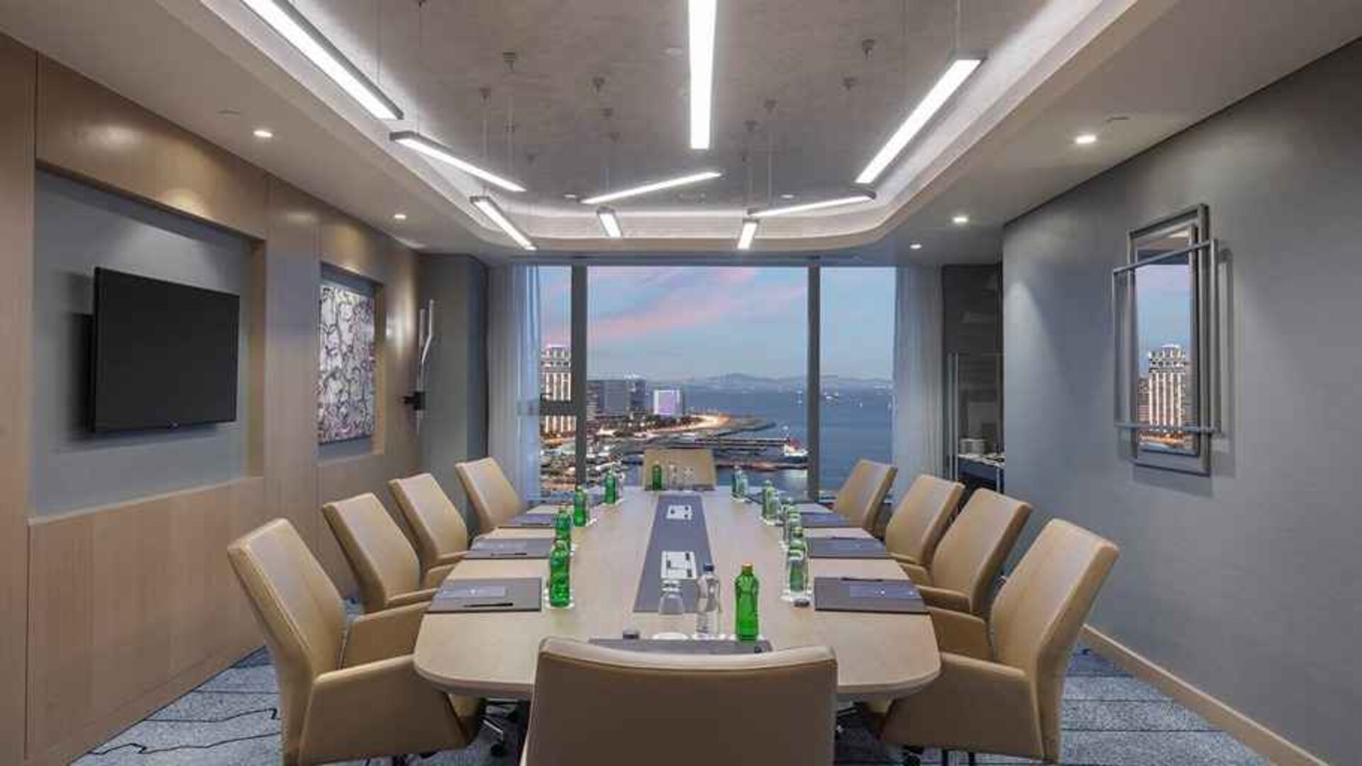 professional meeting room with beautiful sea views at Hilton Istanbul Bakirkoy.