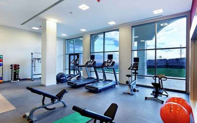 well equipped fitness center at Hilton Garden Inn Mardin.
