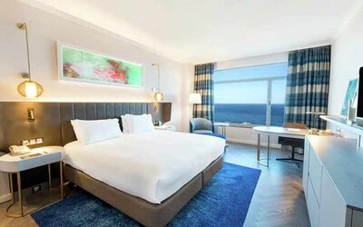 Day use room at Hilton Diagonal Mar Barcelona.
