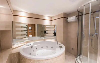 Day use room at Hilton Diagonal Mar Barcelona.