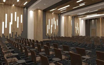 professional meeting room ideal for conferences at DoubleTree by Hilton Manisa.