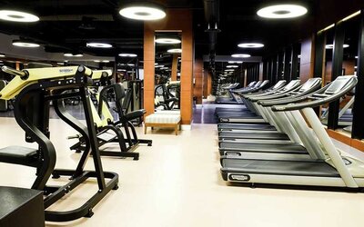 well equipped fitness center at DoubleTree by Hilton Istanbul Topkapi.