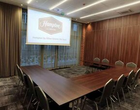 Meeting room with u shape table at the Hampton by Hilton Gdansk Old Town.