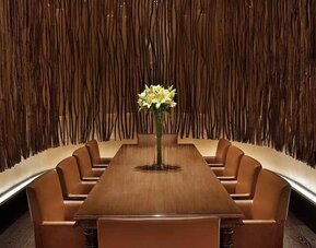 Small meeting room at the Hilton Makkah Convention Hotel.