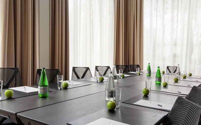 Meeting room at the Hilton Garden Inn Zurich Limmattal.