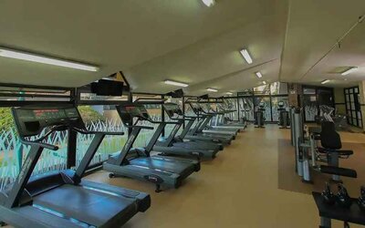 well equipped fitness center at Hilton Addis Ababa.
