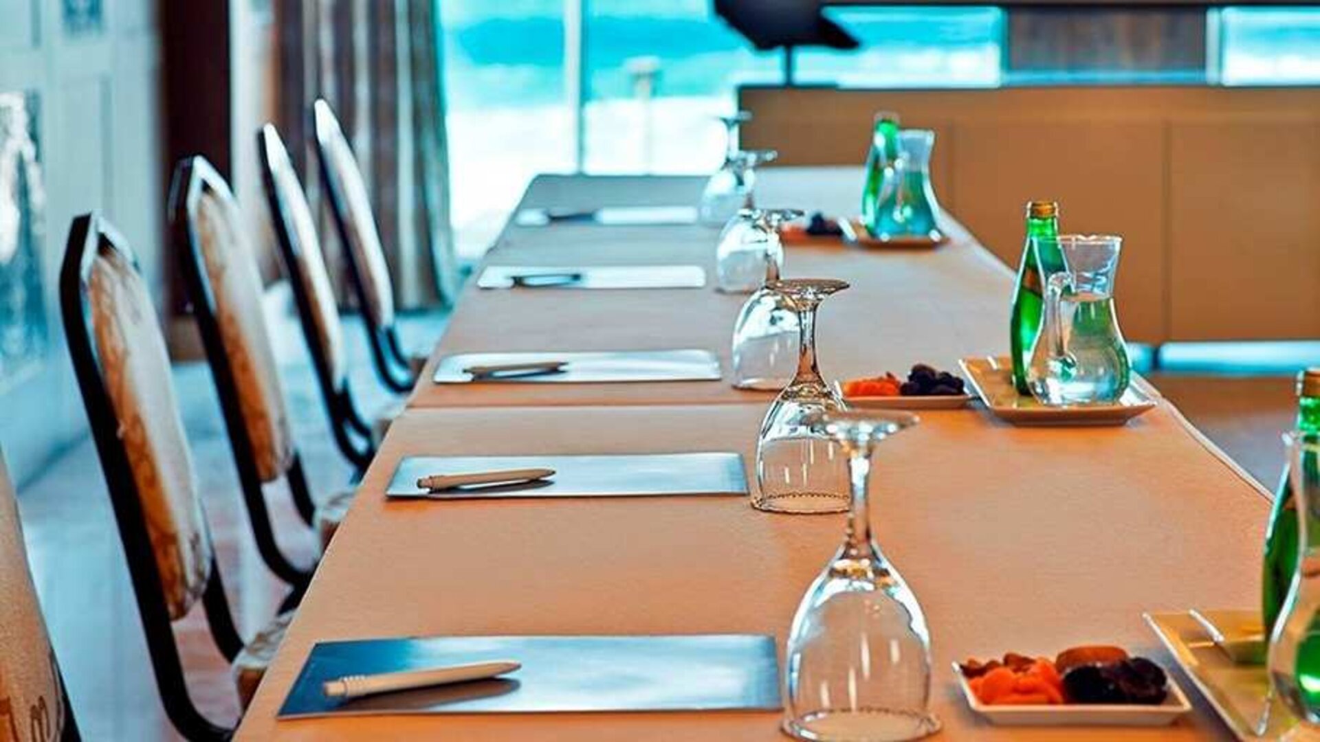 professional meeting room at Hilton Alexandria Corniche.