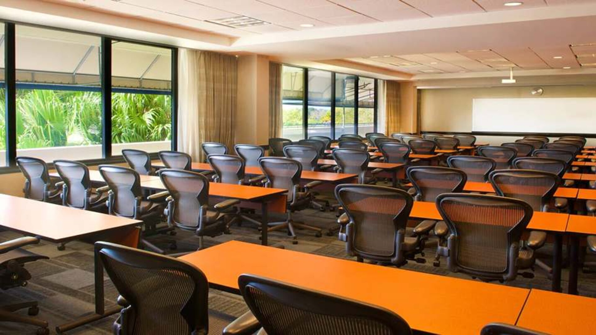 Large meeting room at the Sheraton Miami Airport Hotel.