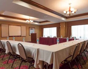 Meeting room at the Hampton Inn East Windsor.