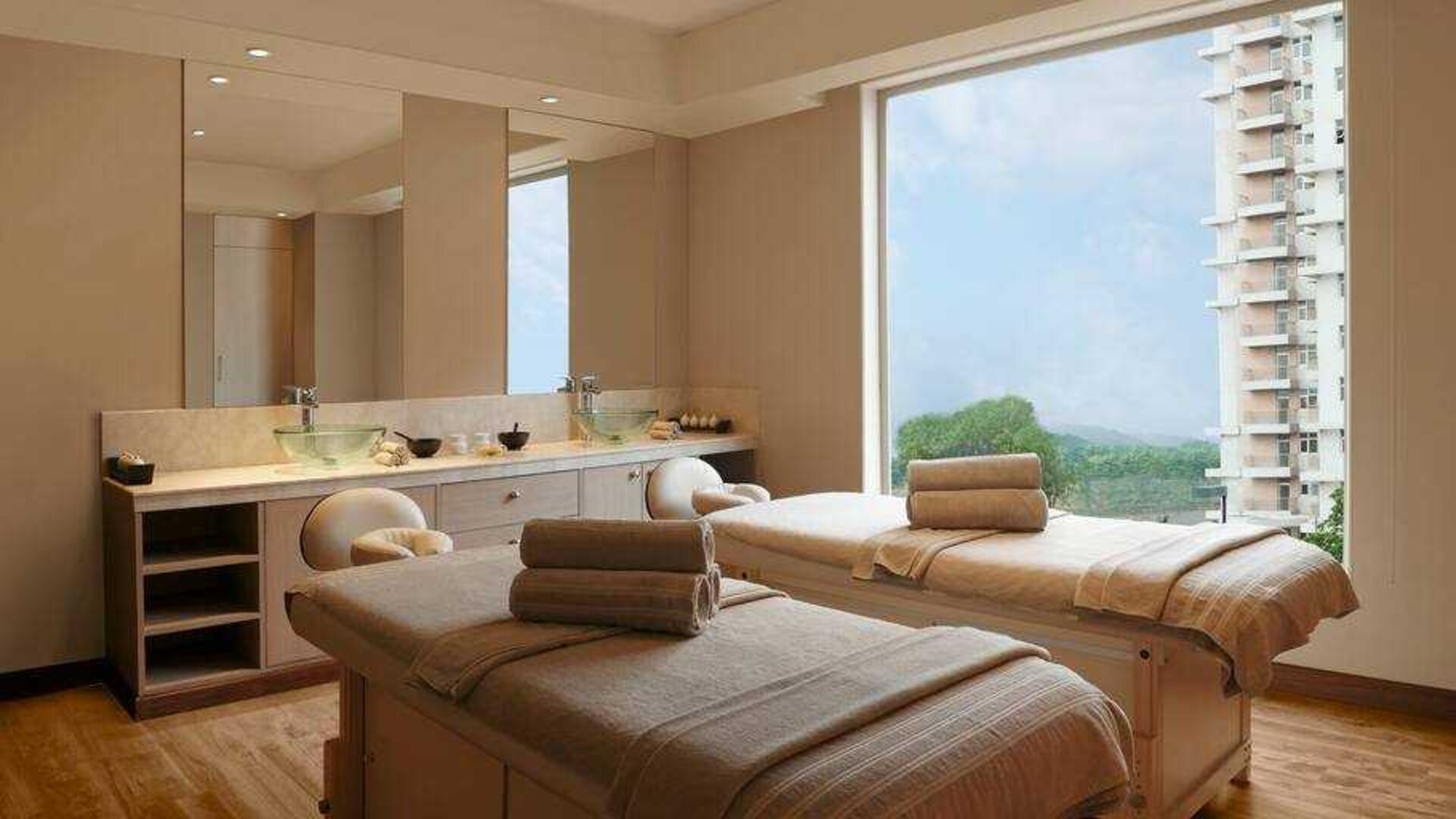 Spa area at the DoubleTree by Hilton Agra.