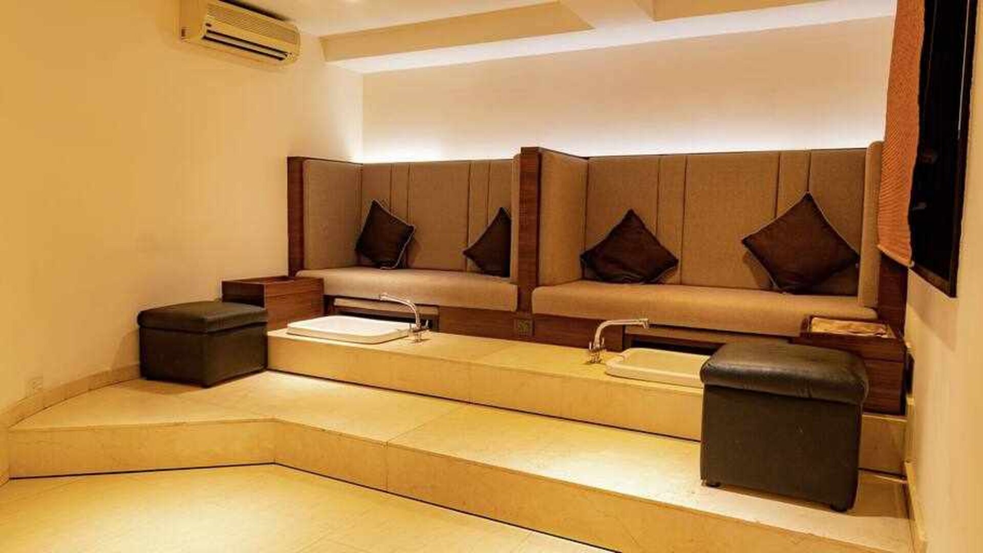 Spa area at the DoubleTree by Hilton Goa - Arpora - Baga.