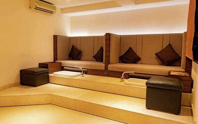 Spa area at the DoubleTree by Hilton Goa - Arpora - Baga.
