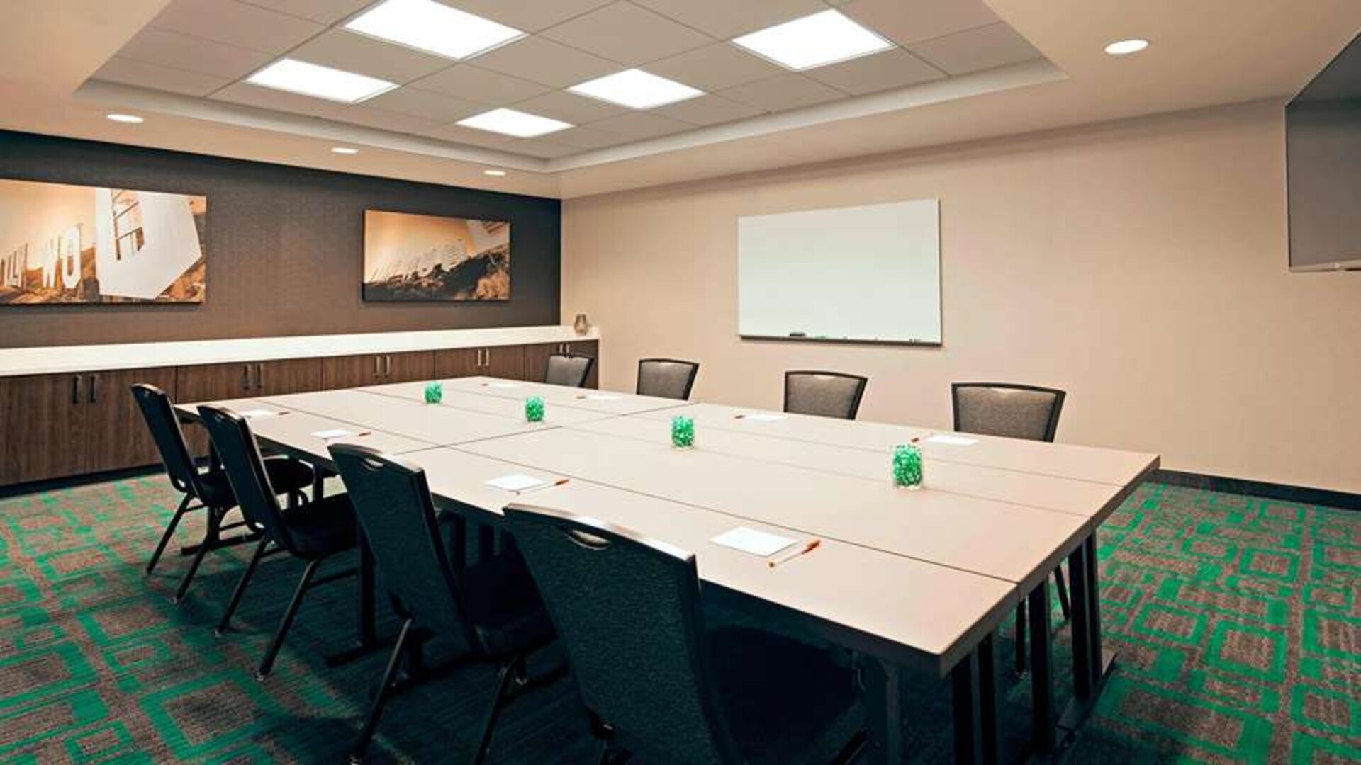 Meeting room at Residence Inn By Marriott LAX Airport.