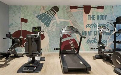 Fitness center at the Hampton by Hilton Istanbul Arnavutkoy.