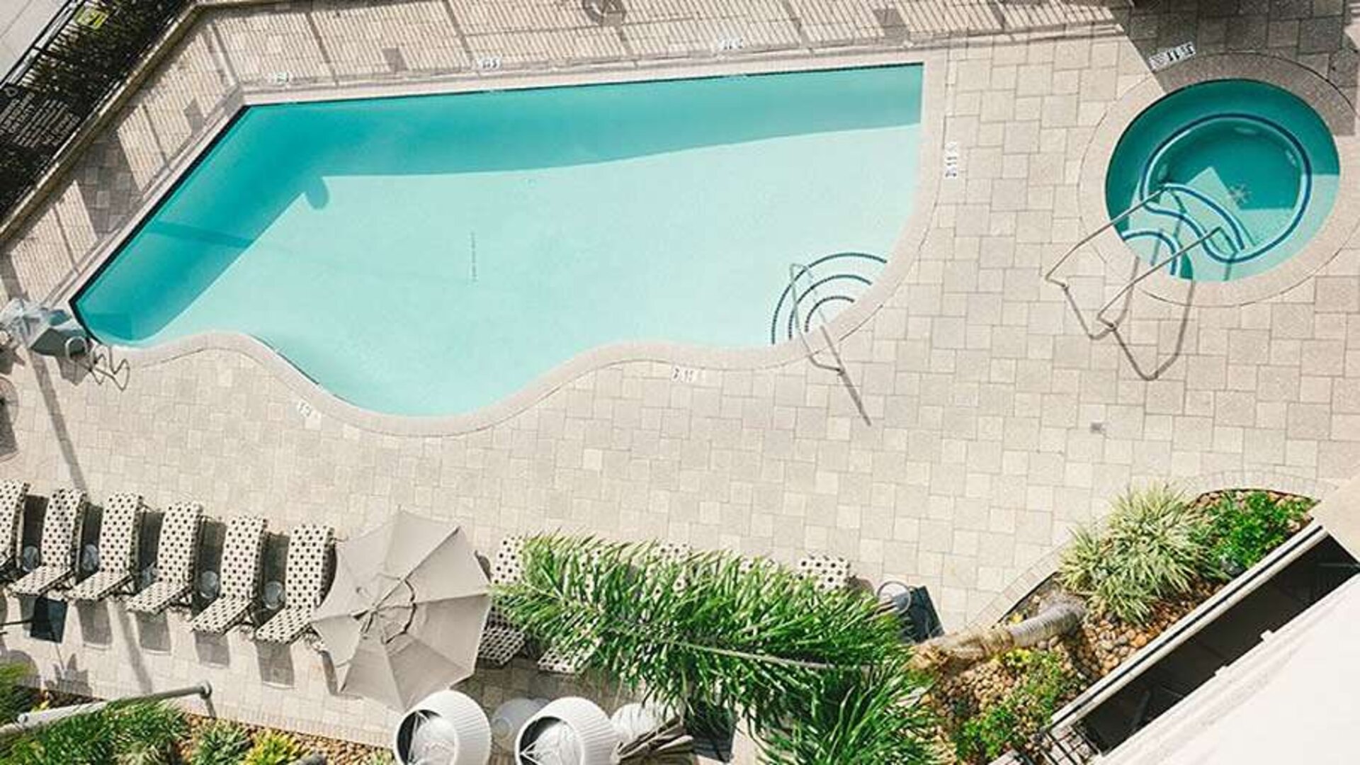 Outdoor pool at Avenue Of The Arts Hotel.