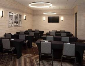 Conference room available at H Hotel Los Angeles, Curio Collection By Hilton.
