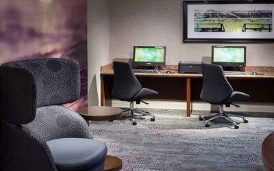 Business center available at Courtyard Miami Dolphin Mall.