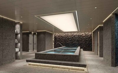 Spa area at the DoubleTree by Hilton Seoul Pangyo.