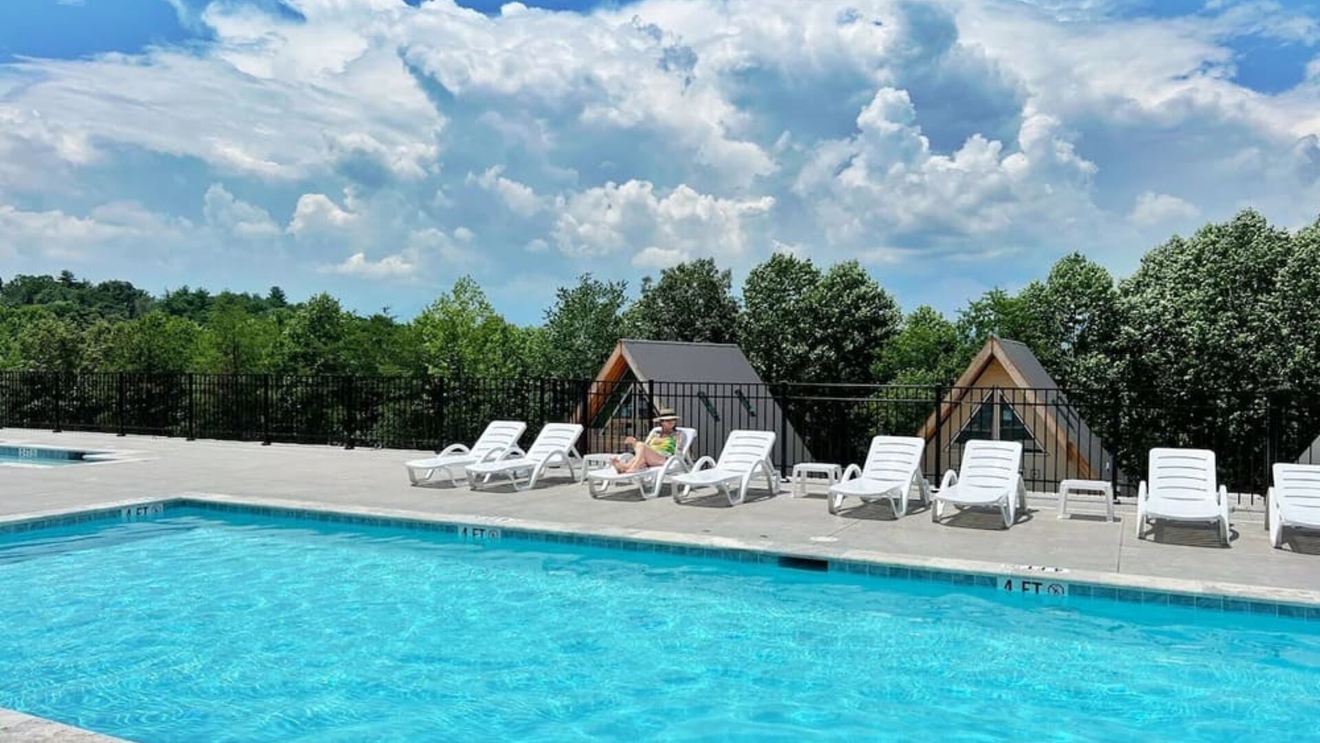 Luxurious outdoor pool at Skylaranna Hotel and Resort.