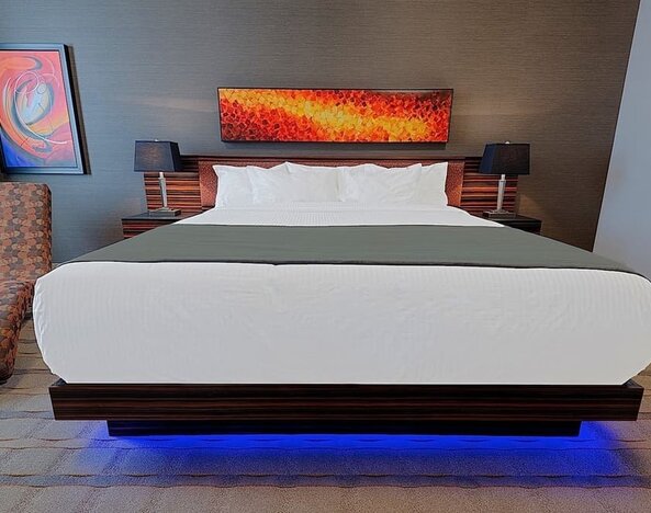 Day room at Hotel Clique Calgary Airport.