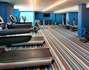 Fitness facility available at Aloft SFO.