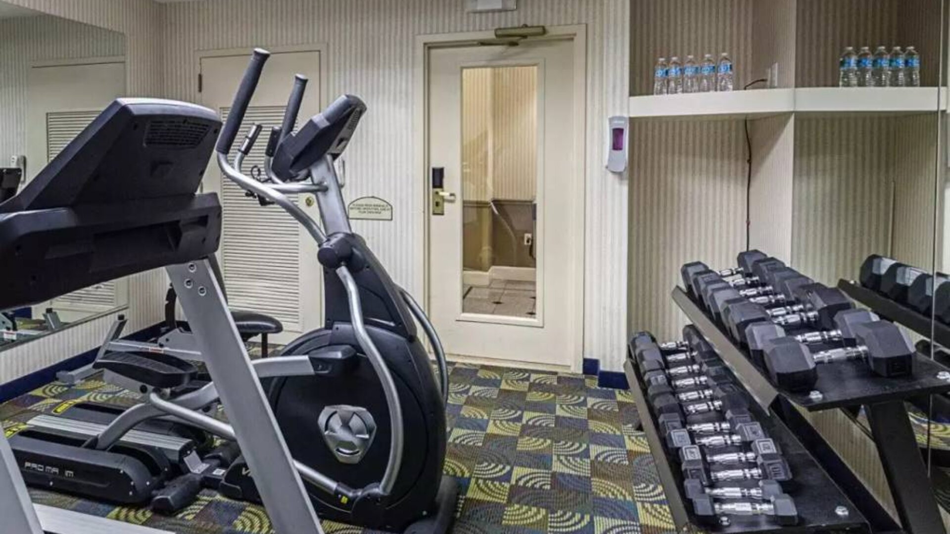 Fitness center at Comfort Inn Southwest At Westpark.