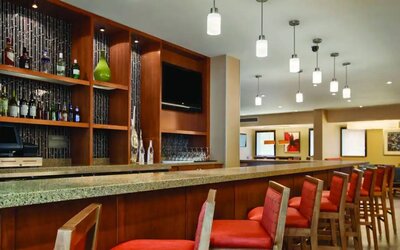 Hotel bar at Hyatt Place San Jose Downtown.