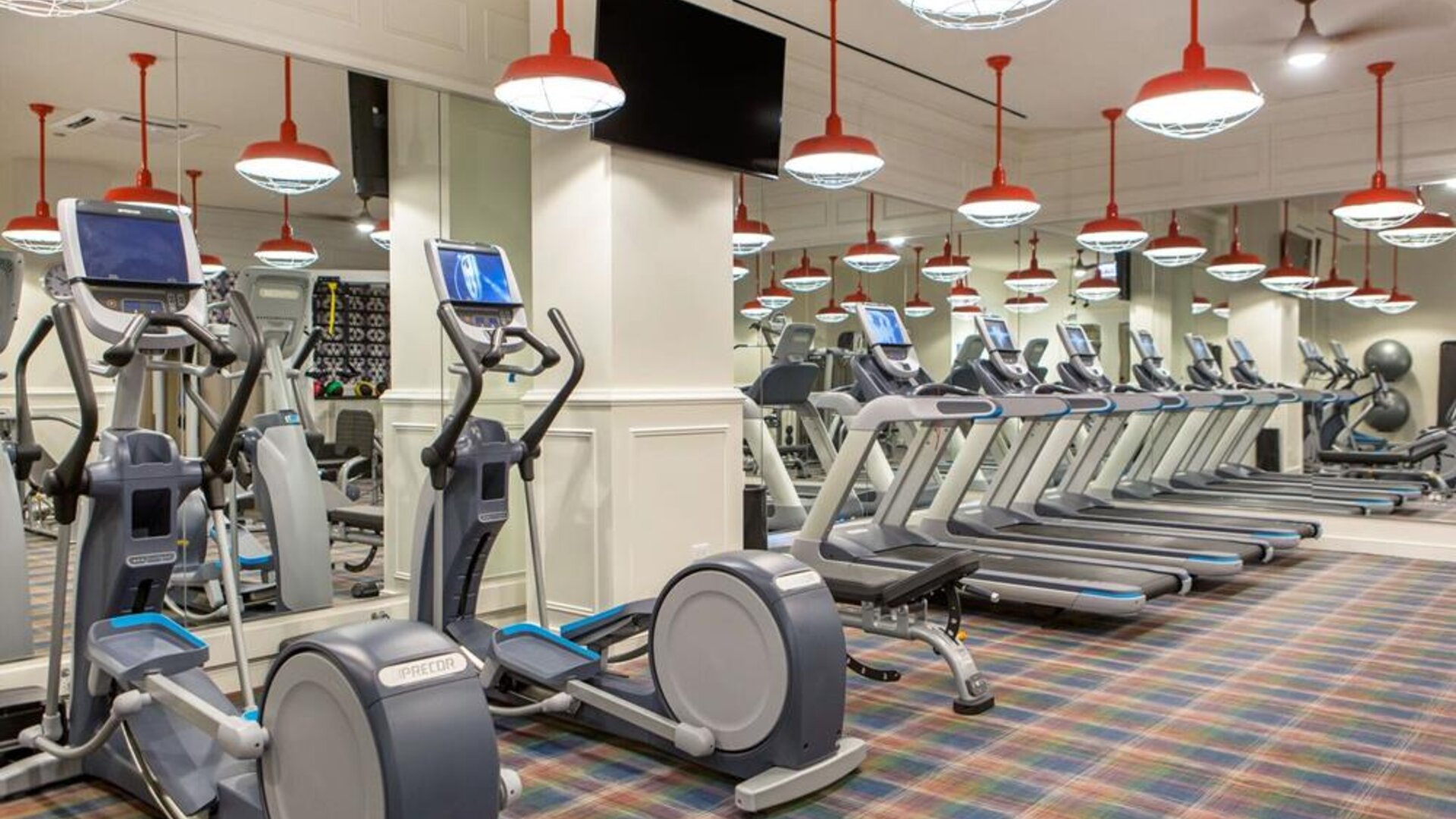 Well equipped fitness center at The Chicago Hotel Collection - Magnificent Mile.
