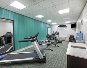Fitness center available at Holiday Inn Express & Suites Shreveport South - Park Plaza.