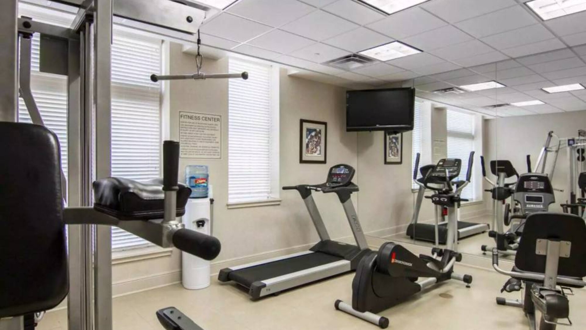 Fitness center available at Liberty Hotel Cleburne, An Ascend Hotel Collection Member.