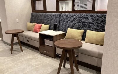 Quiet business center and workspace at Hampton Inn By Hilton Port Hope.