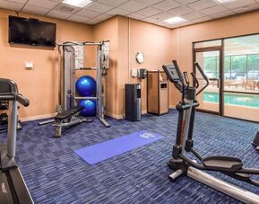 Fitness center at Best Western Plus BWI Airport Arundel Mills.
