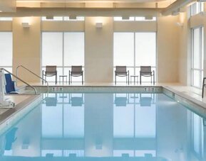 Refreshing indoor pool at Hyatt Place Portland Airport At Cascade Station.
