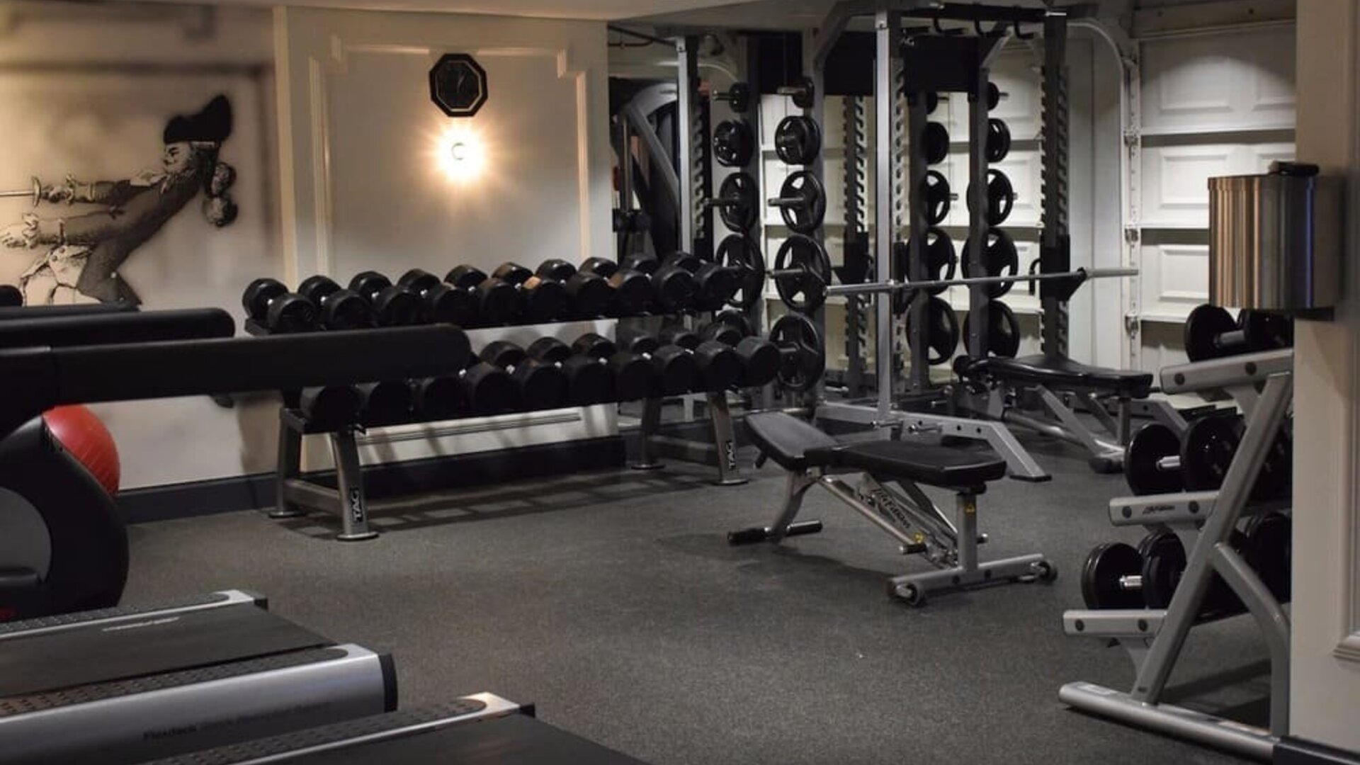 Well equipped fitness center at Capitol Hill Hotel.