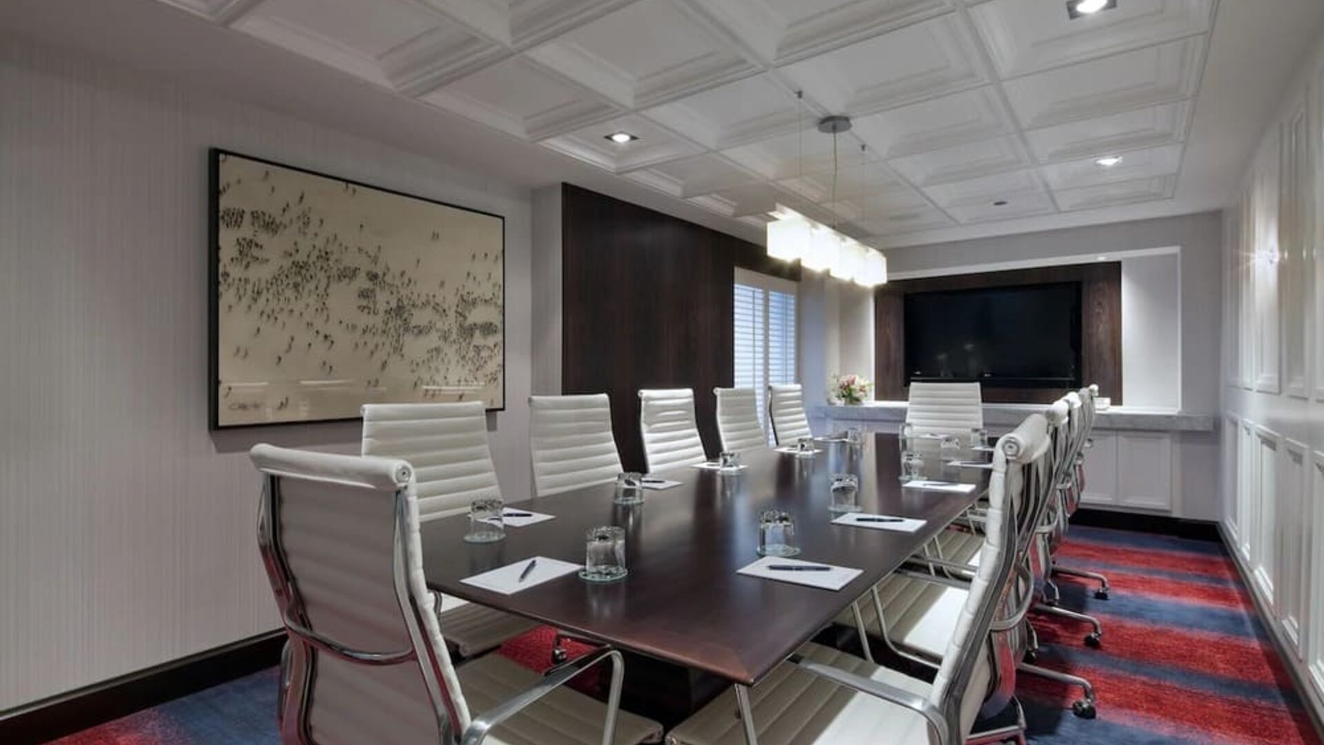 Professional meeting room at Capitol Hill Hotel.