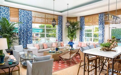 Comfortable lounge and coworking space at Circa 39 Hotel.