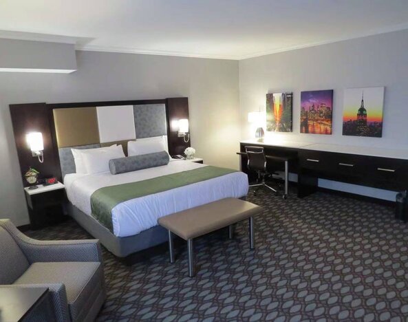 Day use room with work desk at Best Western Premier NYC Gateway.
